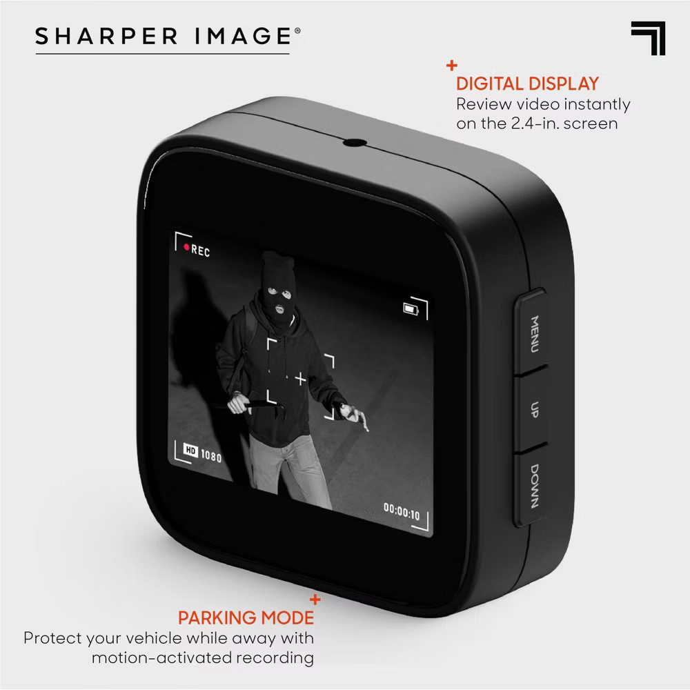 Sharper Image Dashboard Cam HD Driving Recorder