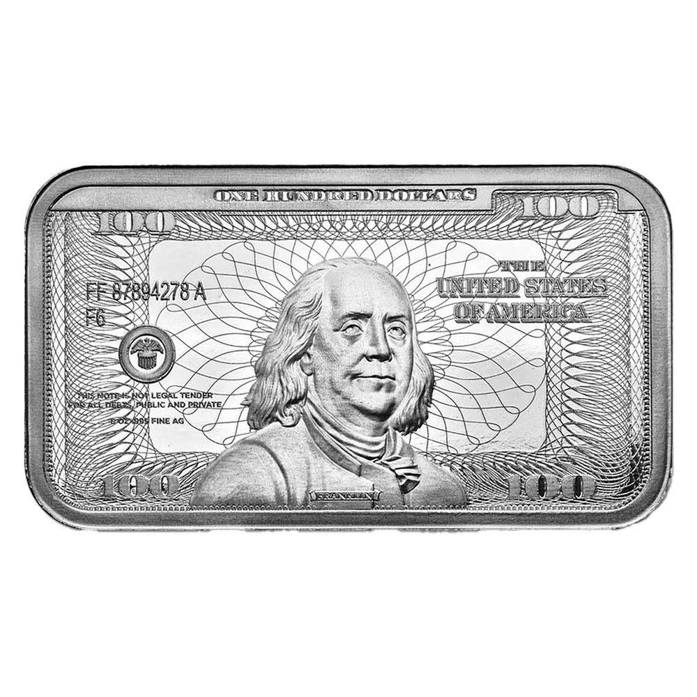 5 oz Silver Bar - Random Design