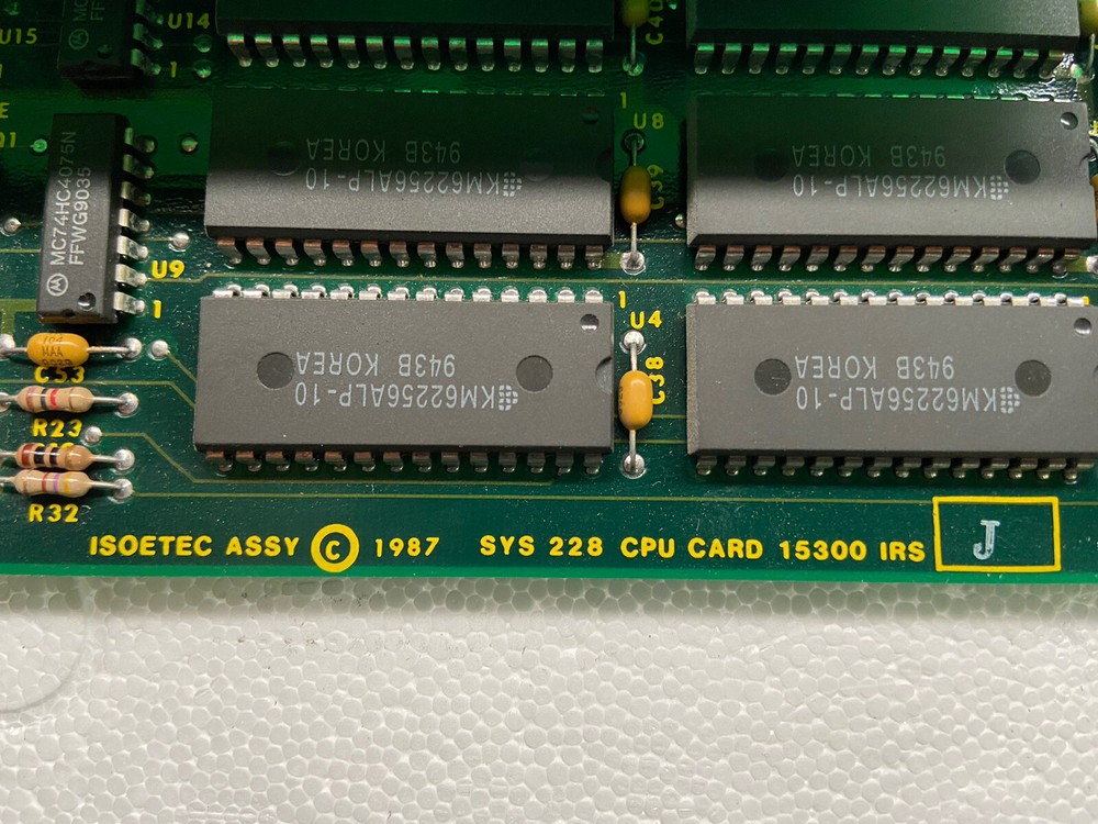 Executone 15300 228 CPU with 15280 memory module Card (Tested)