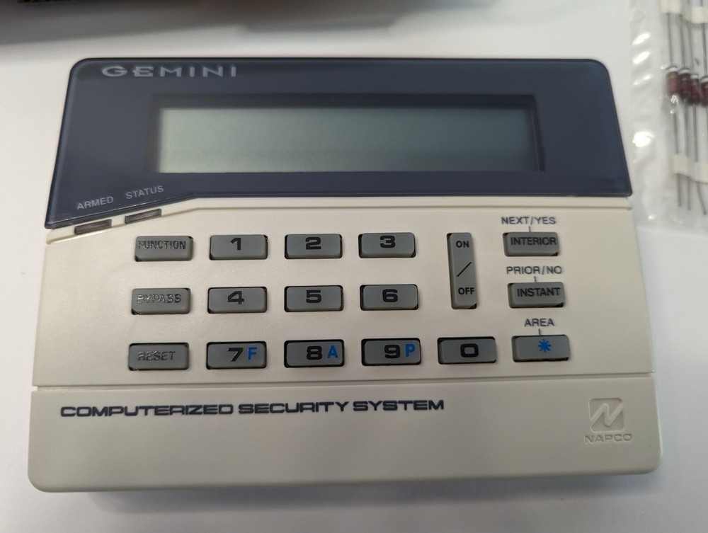 Napco Gemini Custom Alphanumeric Keypad GEM-RP1CAE New / NOS