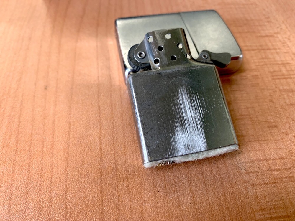 1979 Zippo Brushed Chrome Lighter