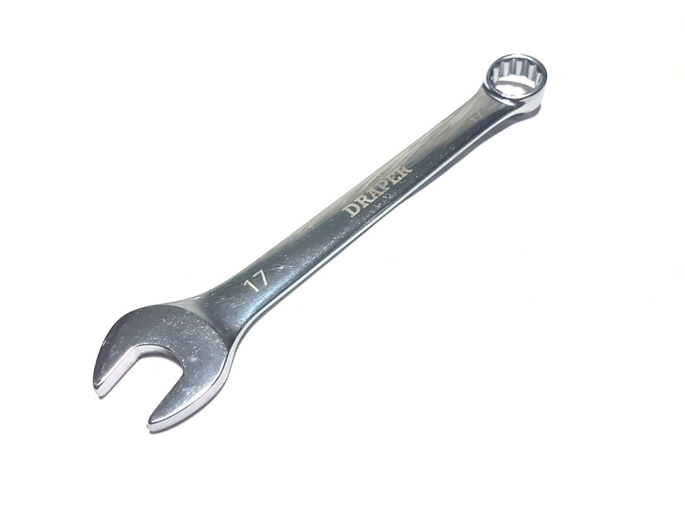 Draper 17mm chrome vanadium high polished combination spanner **FAST FREE POST**