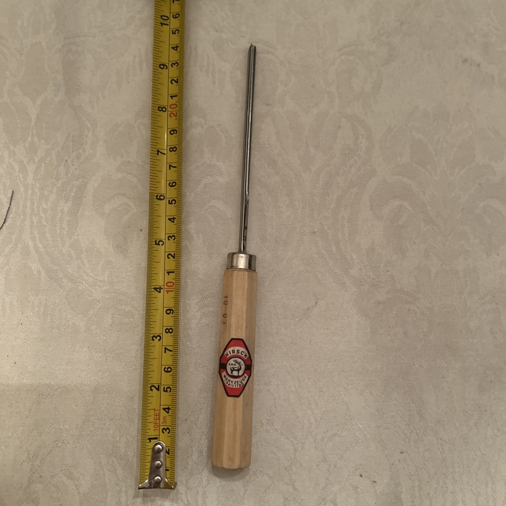 Hirsch # 10 / 3 Carving Gouge Sharp Excellent Condition Rare
