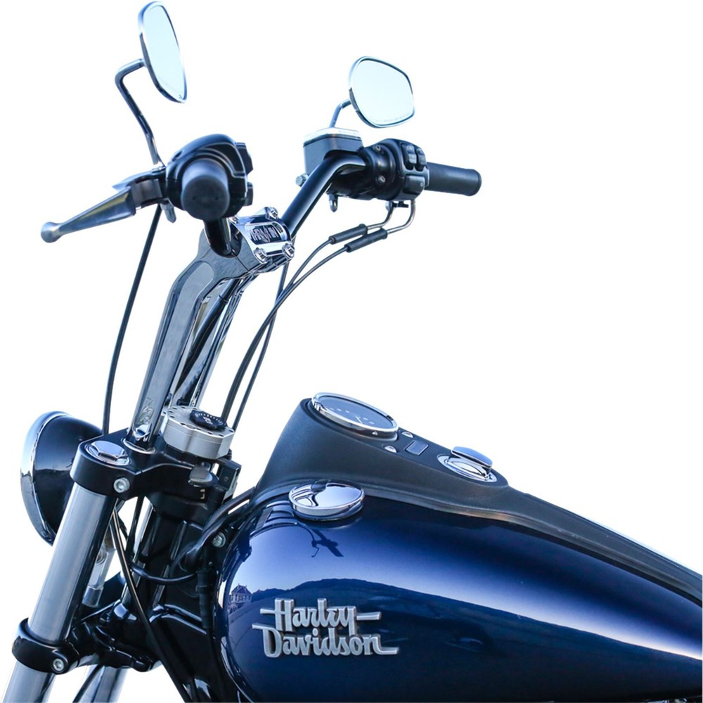 Thrashin Supply Company Chrome 9-1/2" Pullback Handlebar Riser TSC-9525-3