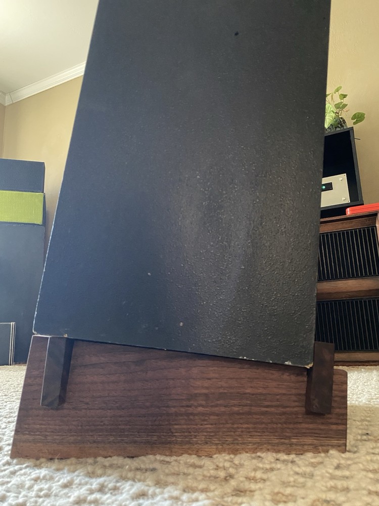 Klipsch JBL Marantz McIntosh Solid Walnut Speaker Stands UNASSEMBLED VERSION