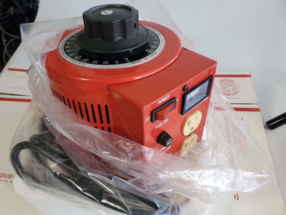 Variable Transformer SC-20M variac 20 amp variable transformer