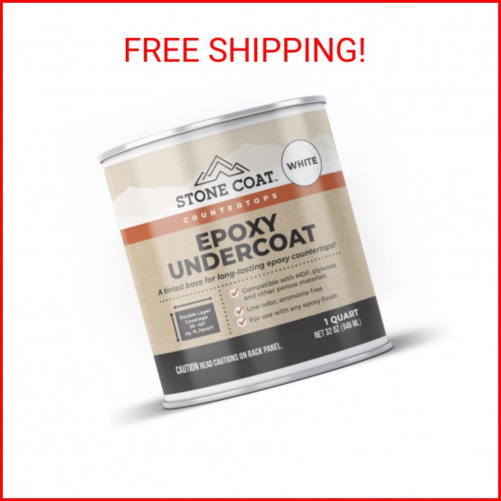 Stone Coat Countertops White Epoxy Undercoat – Epoxy Paint and Epoxy Primer for