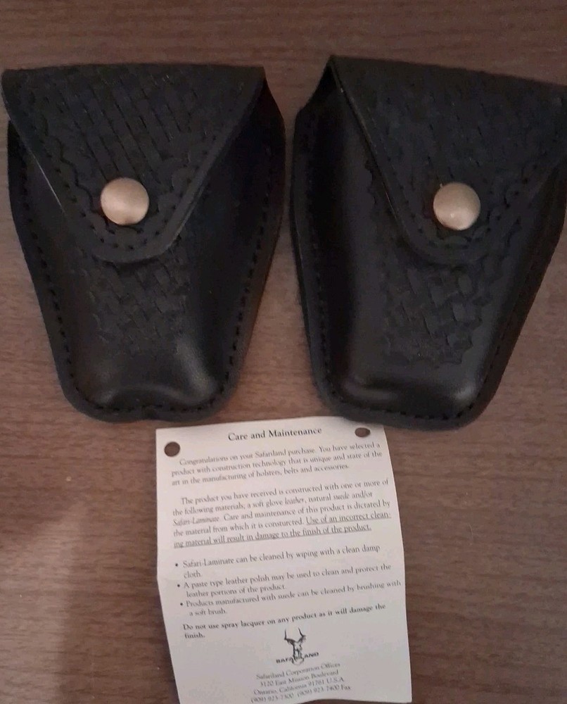 SAFARILAND MODEL 190 HANDCUFF CASE  NEW