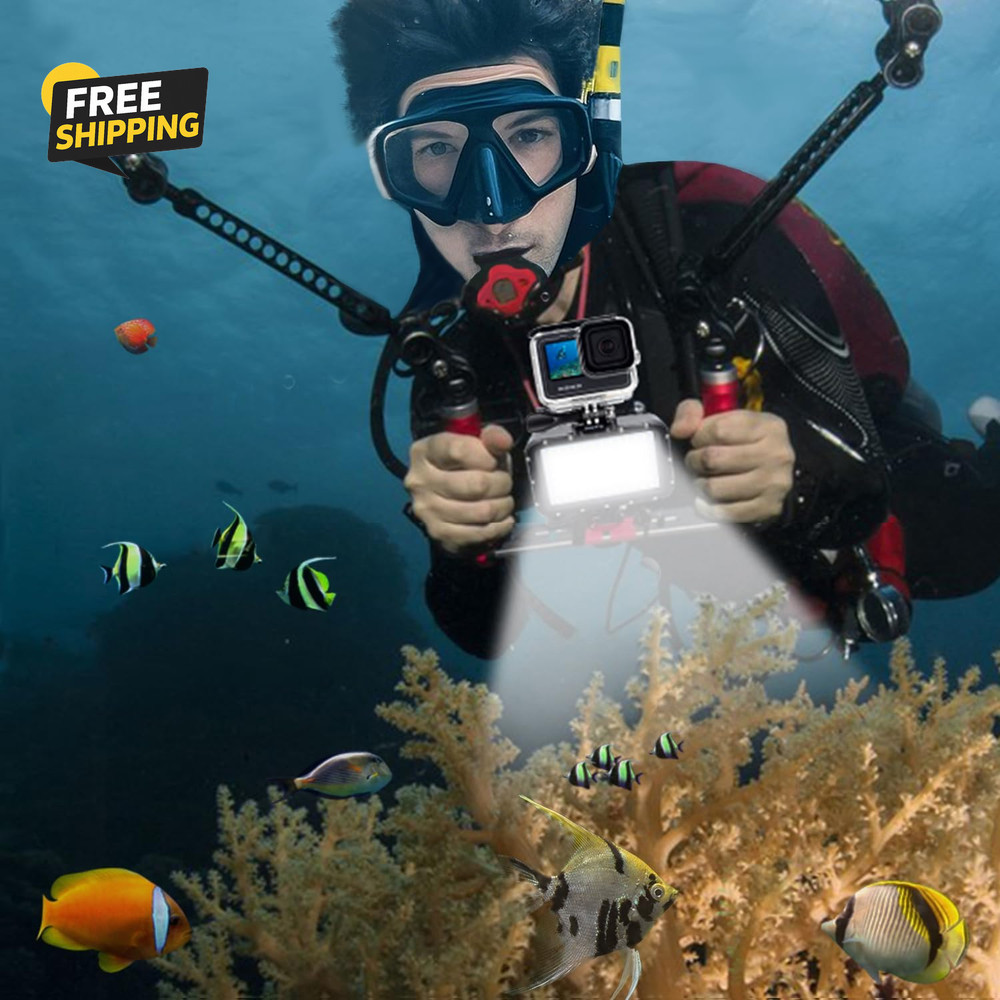 Underwater Lights Dive Light 84 LED High Power Dimmable Waterproof LED