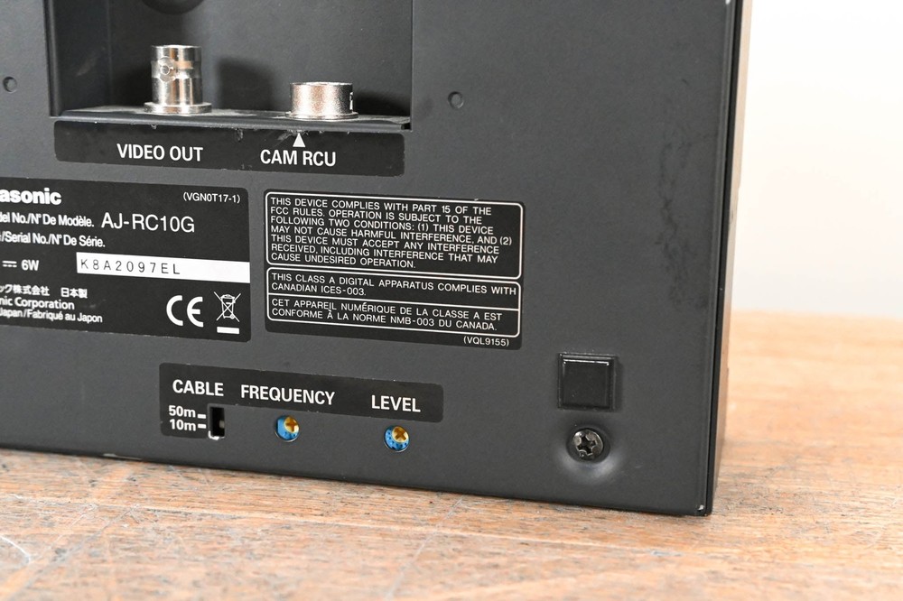 Panasonic AJ-RC10G Remote Control Unit CG00UE4