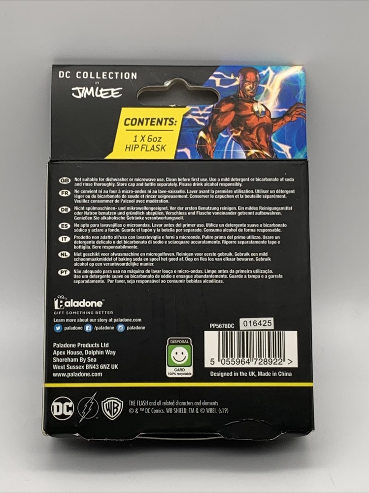 DC Comics “The Flash” Hip Flask Jimlee