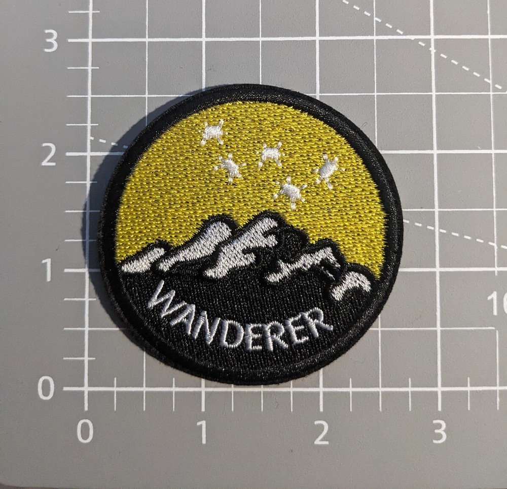 Nature Patch Wanderer Explorer Outdoors Wilid Embroidered Iron On Patch 2.5"