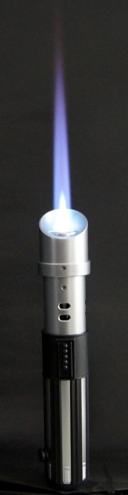 Ever Tech Saber Cigar Torch Lighter 8.1" Height Single Adjustable Jet Flame