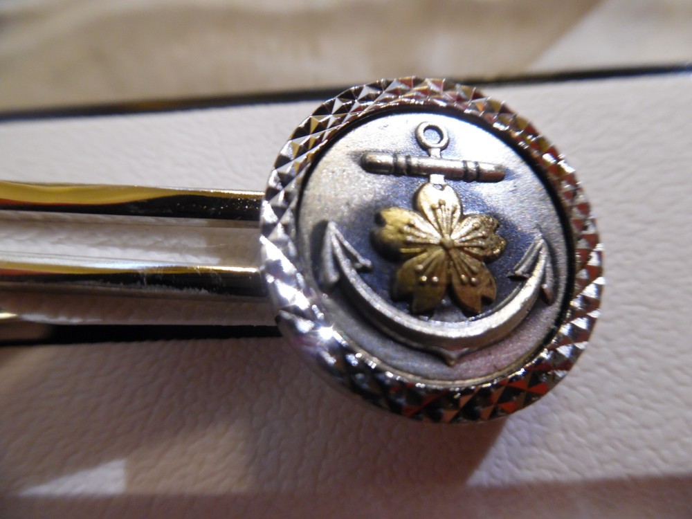 Rare Japan Training Squadron Tie Clip And Cufflinks Set 1978