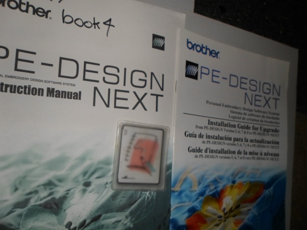 Brother PE-design software version NEXT sewing embroidering