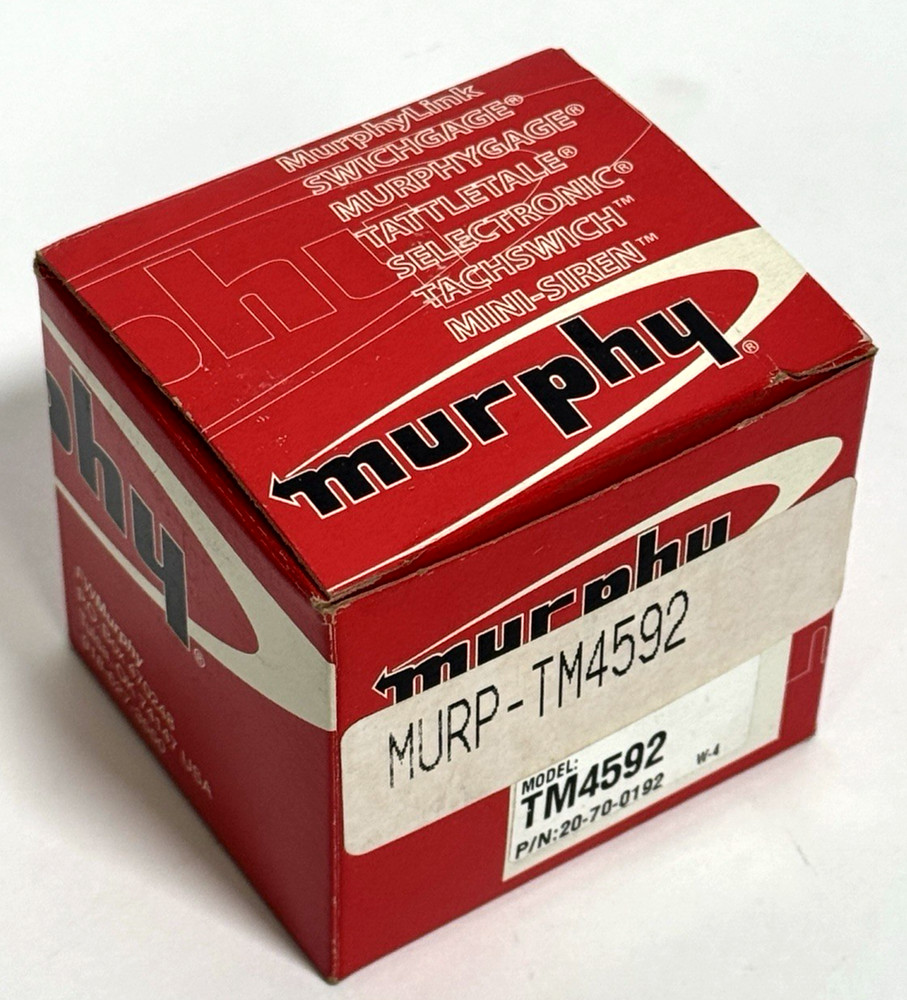 Murphy TM4592 12V Solid-State Electronic Hourmeter, 20-70-0192