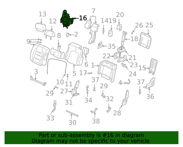 Genuine GM Support 88957807