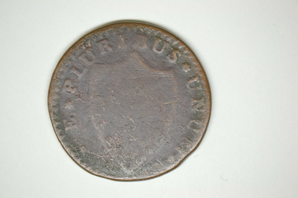 1787 New Jersey Colonial- Small Planchet, Plain Shield- Fine
