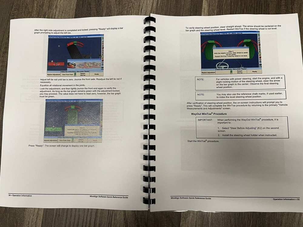 Hunter Engineering WinAlign Alignment Software Version 11 Manual