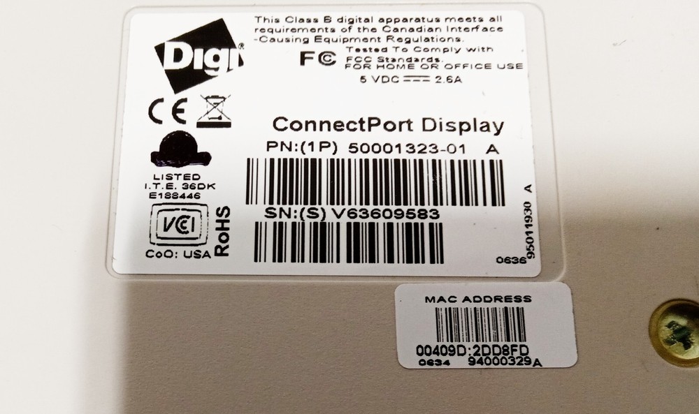 Digi ConnectPort Display CP-DIS-M22