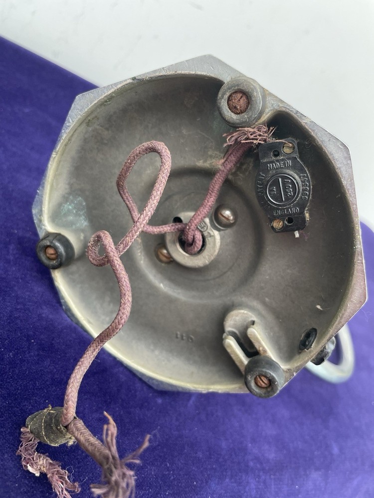 Art Deco Chrome Table Lamp Base Original