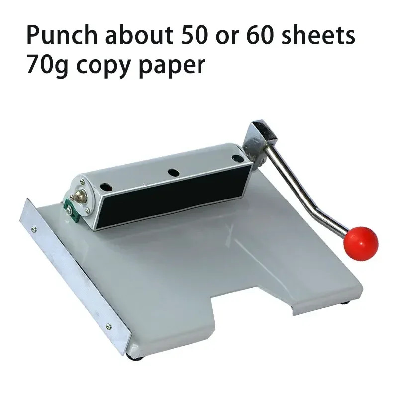 Three-hole Punching Machine QD-E Type Personnel Files with Binding Machine