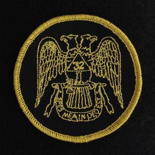 Masonic 32nd Degree Embroidered Emblem Patch (SRP-4)
