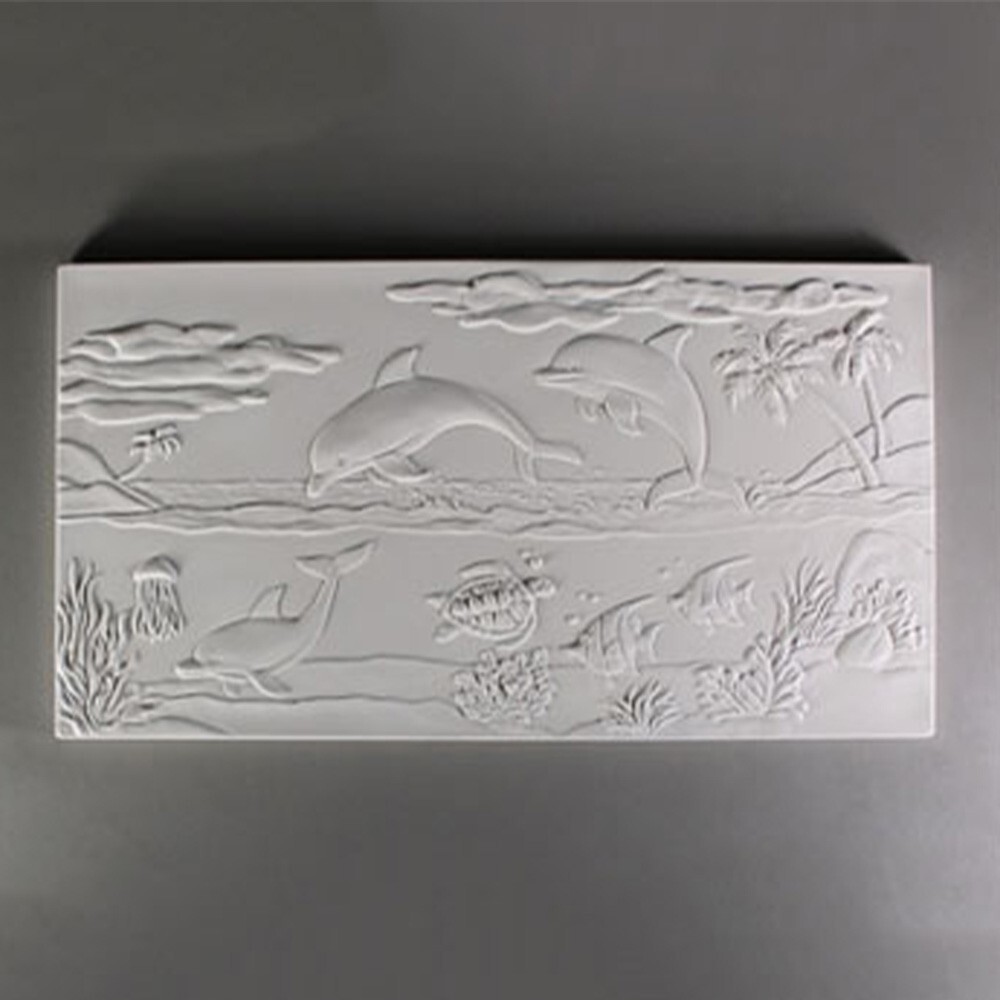 Dolphin Seascape Texture Mold