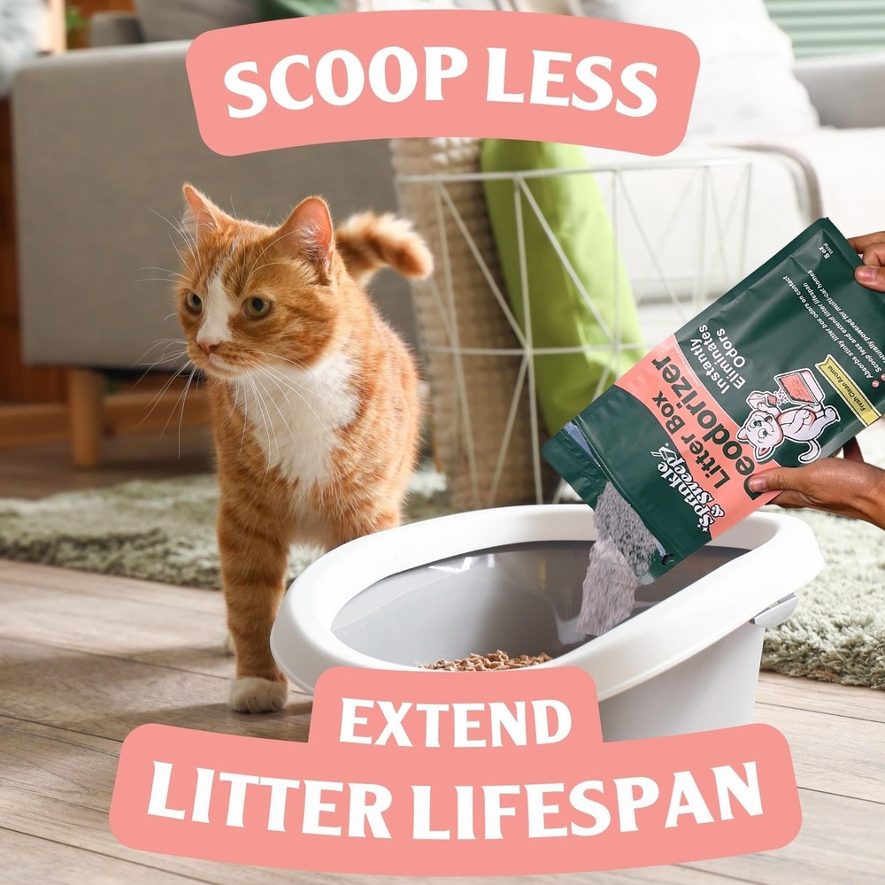 Cat Litter Deodorizer | Non-Toxic Odor Control for Kittens | Fresh Home Solution