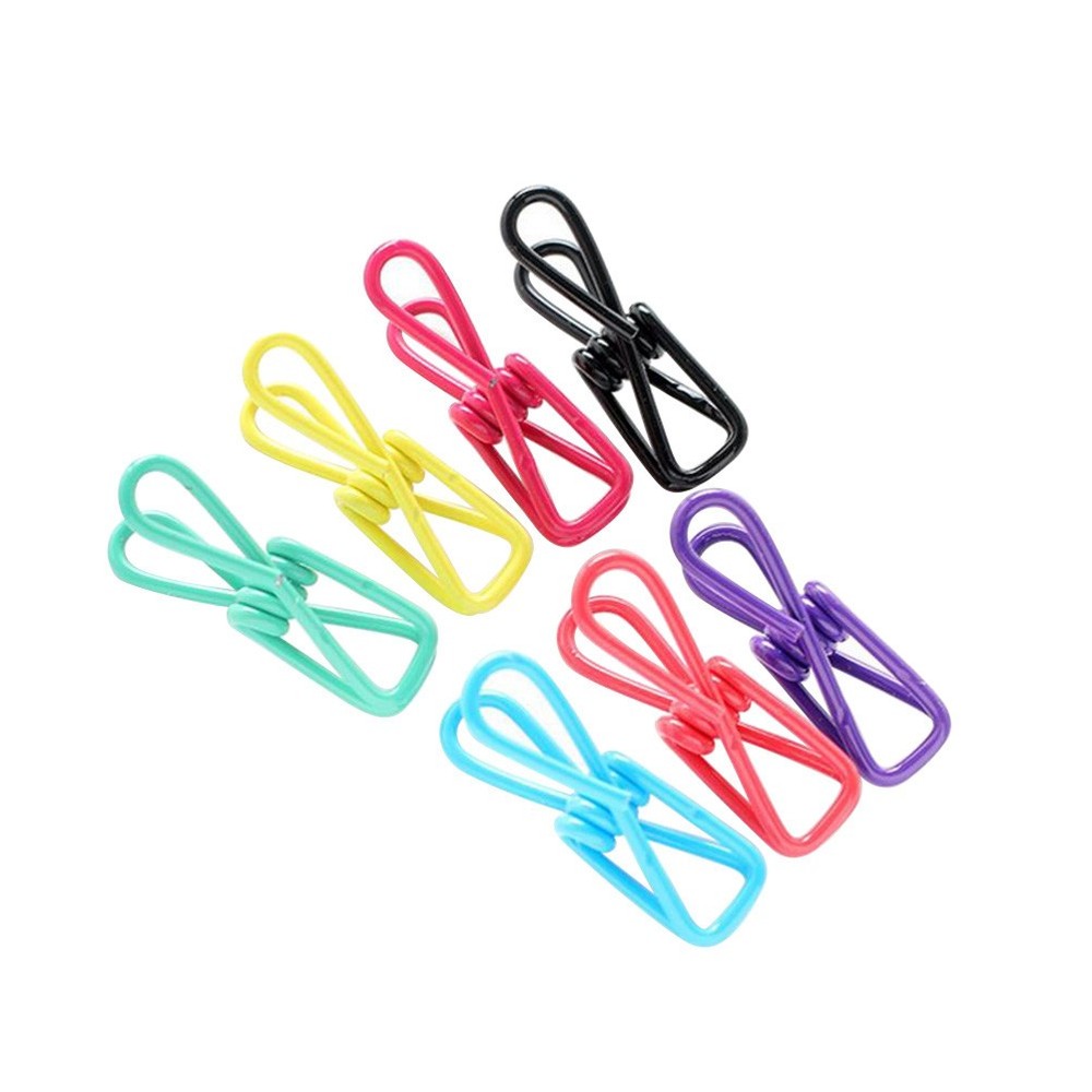 40 Pcs Multi-function Clothing Clips for Hanging Clothespin Windproof
