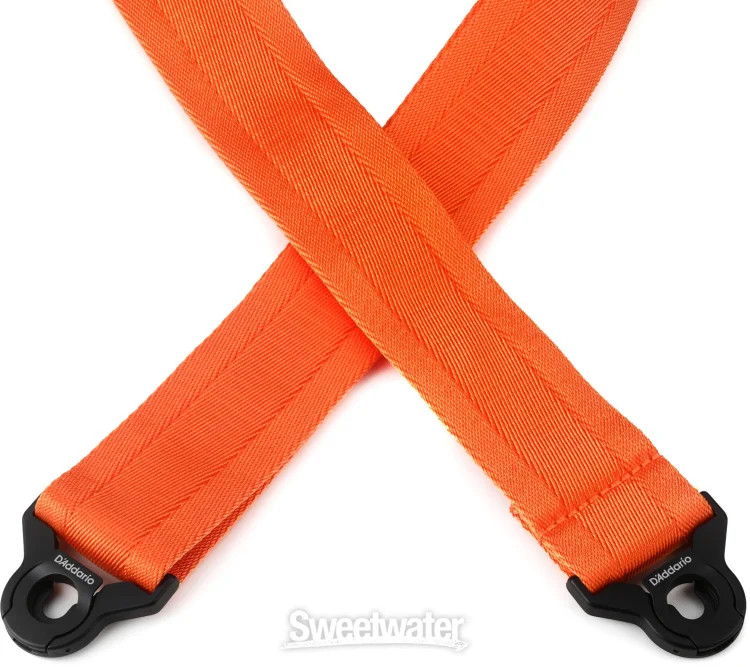 D'Addario Auto Lock Guitar Strap - Sundown