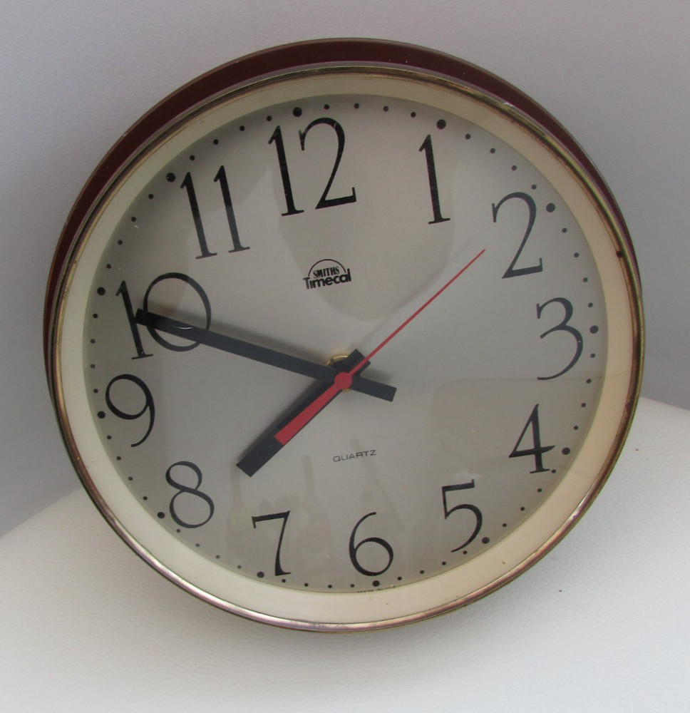 Smiths Timecal Quartz Vintage Wall Clock 20cm