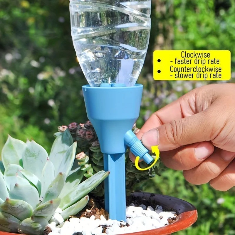 10 Pcs Automatic Self Watering Spikes System Adjustable Plant Waterer Devices