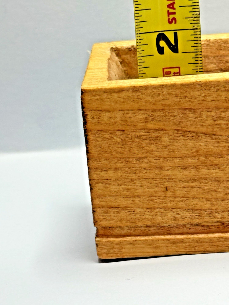 Handcrafted Rectangular Decorative Wood Box with Geometric Pattern Lidded