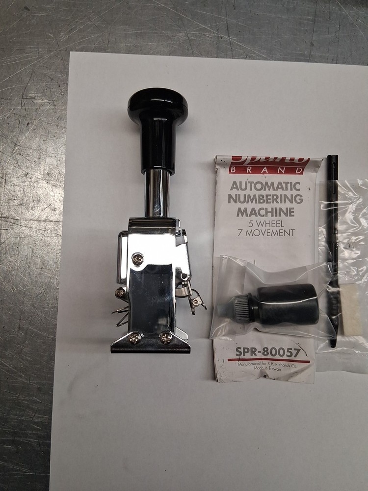 Sparco Automatic Numbering Machine SPR80057 5 Wheel 7 Movement