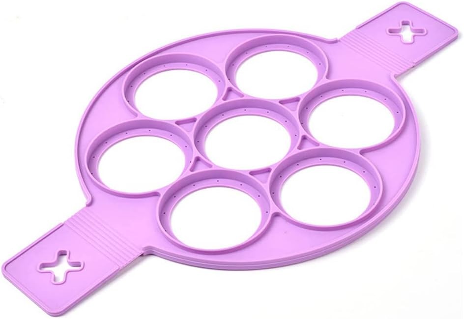 Nonstick Pancake Molds Ring Silicone Fried Egg Mould Round Shape, By Random