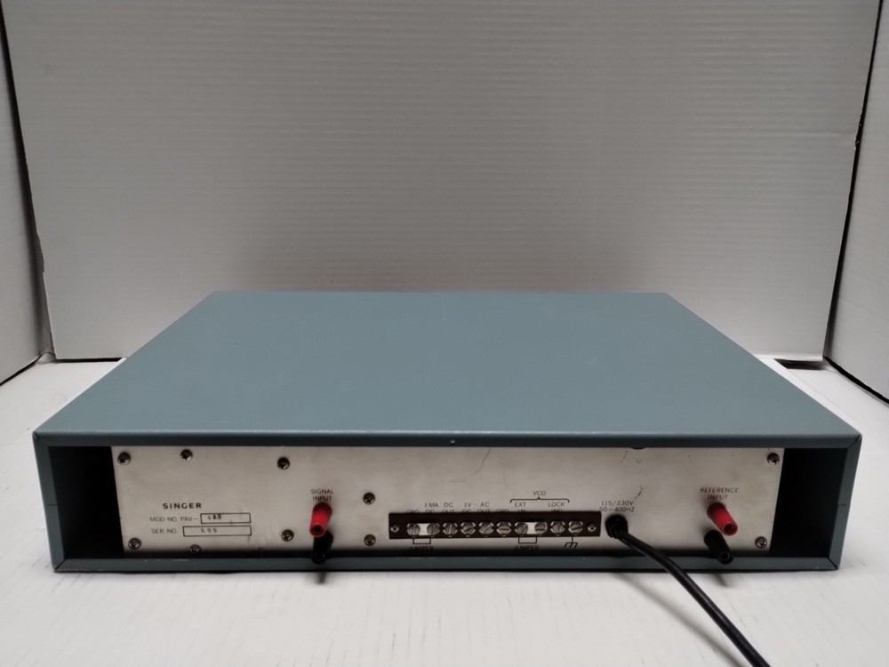 Singer 4AR Phase Angle Voltmeter
