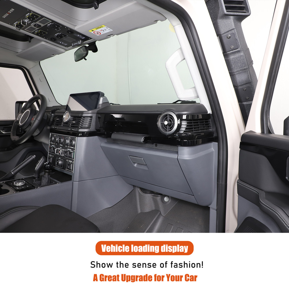 ABS Gloss Black Interior Side Vent Frame for Ineos Grenadier 2020+