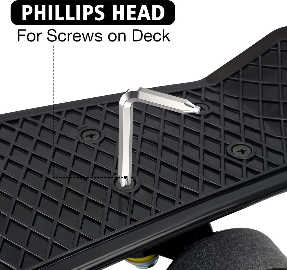 All-in-One Portable Skateboard T-Tool – Multi-Function Accessory