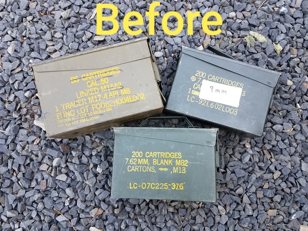 Ammo Can Stencils
