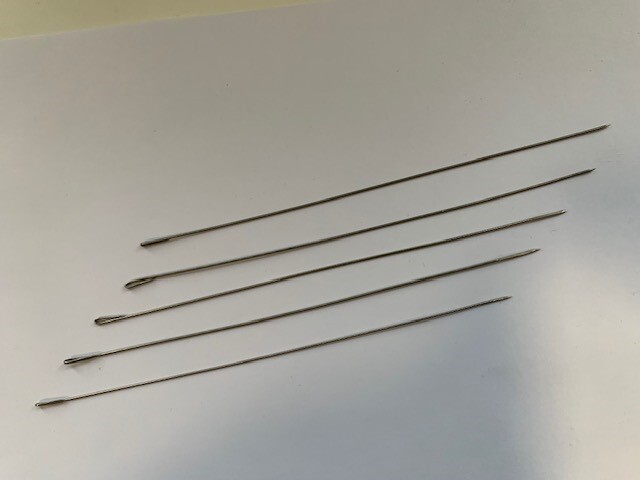 15cm  DEADBAIT RIGGING NEEDLES - Pack of x 5