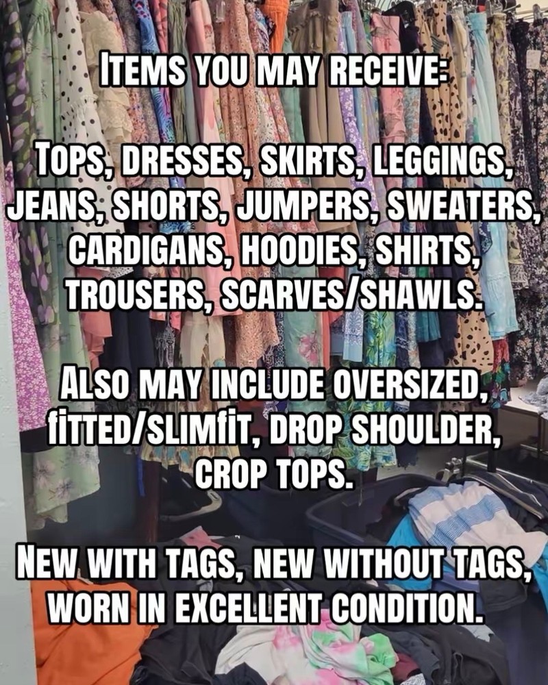 Women’s Clothes Bundle Size 18-20 - Mystery Clothes Bundle Lot