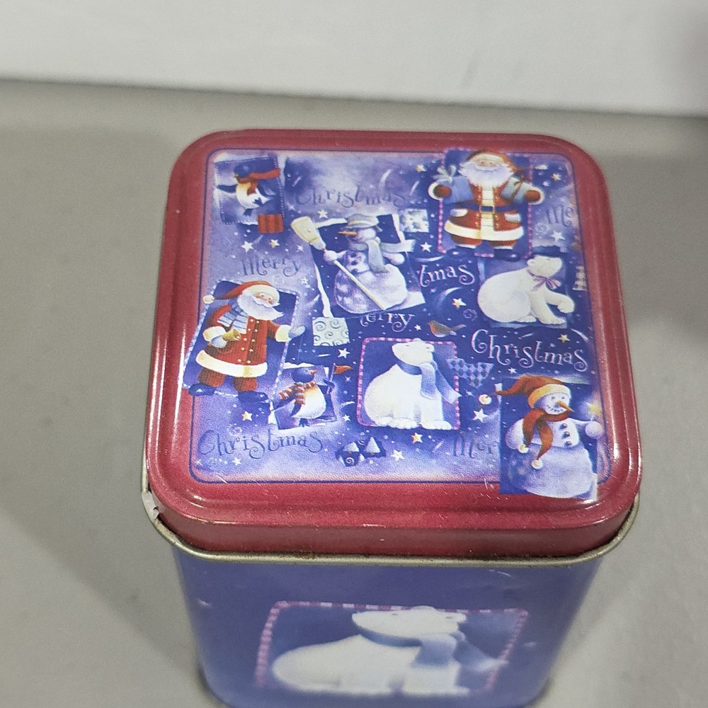 Christmas Candle In Tin