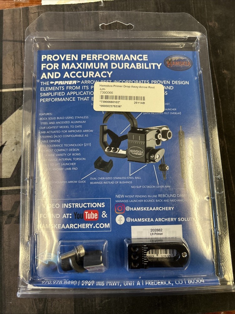 Handles Primer Arrow Rest Left Hand