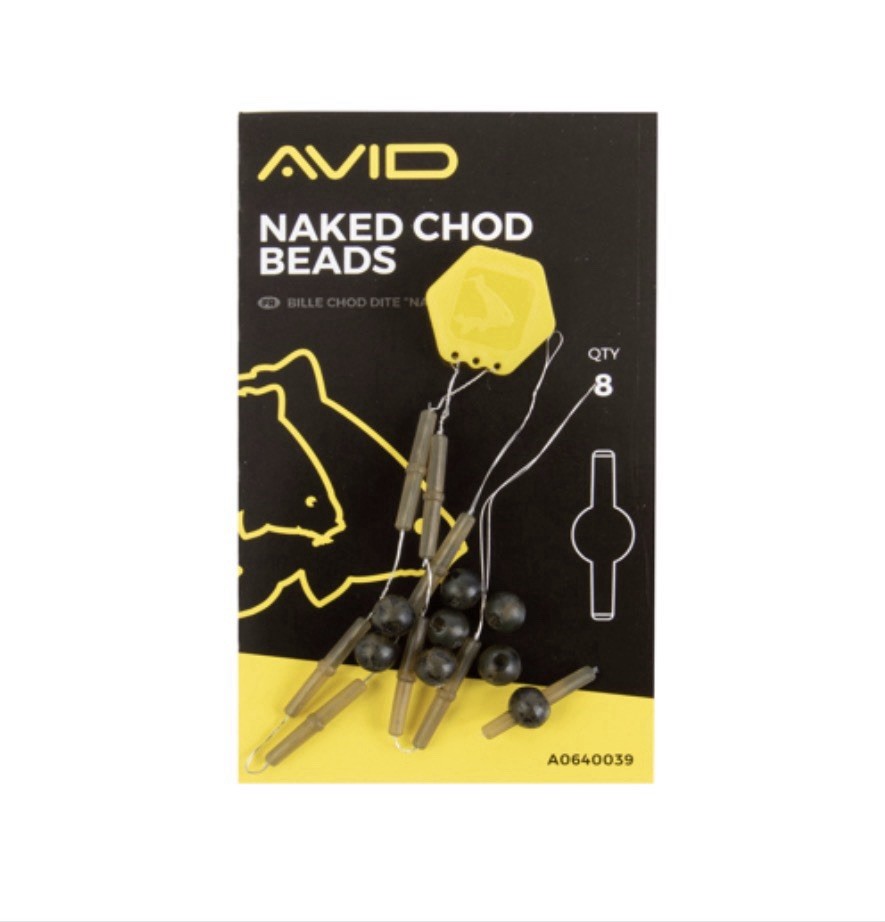 AVID NAKED CHOD BEADS - 3 Pack Bundle