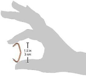 Decker 3 Hog Hill's Hump Rings, 100 Count