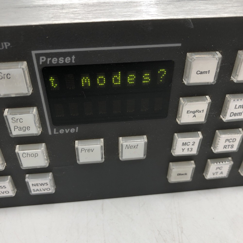 USED Grass Valley Encore/Prelude PMB Control Panel POWER TESTED READ B