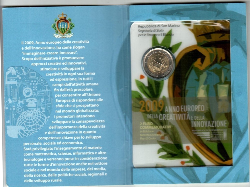 San Marino 2 Euro 2009 Creativity & Innovation