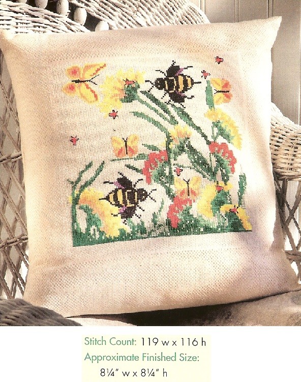 BUMBLE BEE  - CROSS STITCH PATTERN ONLY HM - SYQ