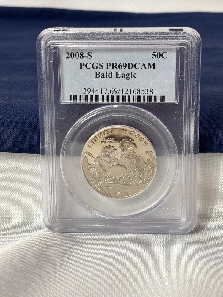 2008 Bald Eagle Half Dollar Proof PCGS PR69 DCAM